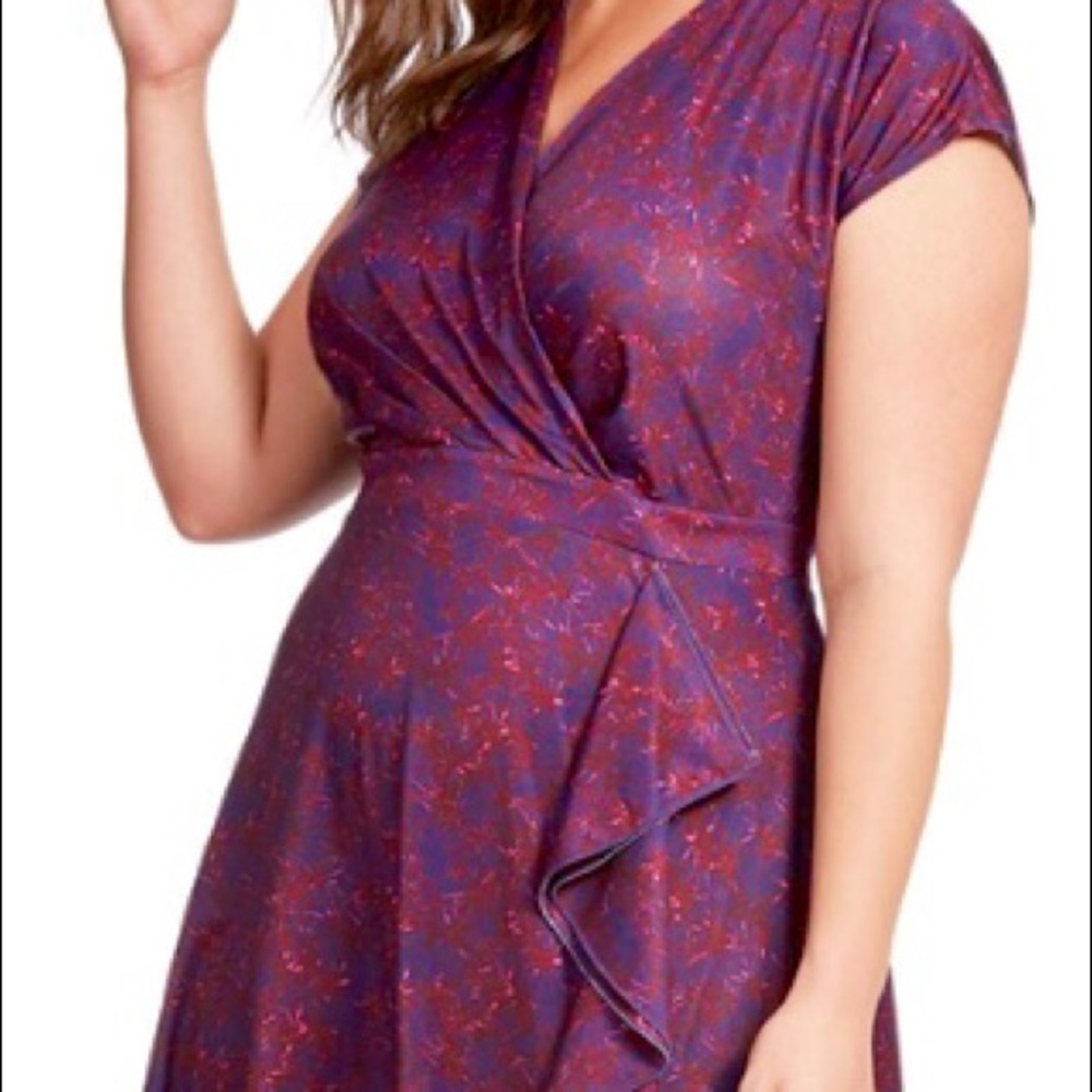 isabel+alice Evelyn Dress Fuchsia Burst